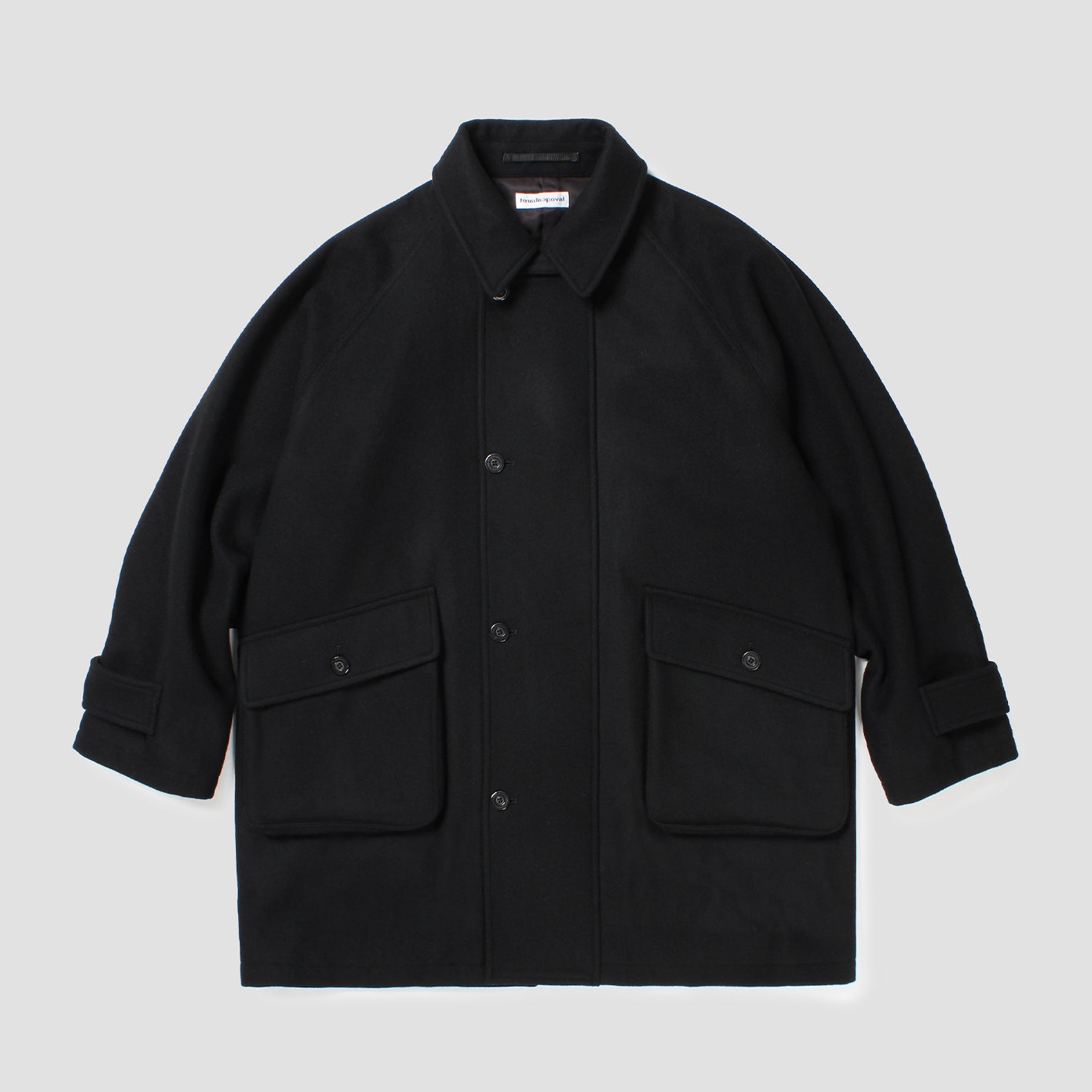 CABARET POVAL Wool Over Coat Black【25AW-PVA-OT01】(N)