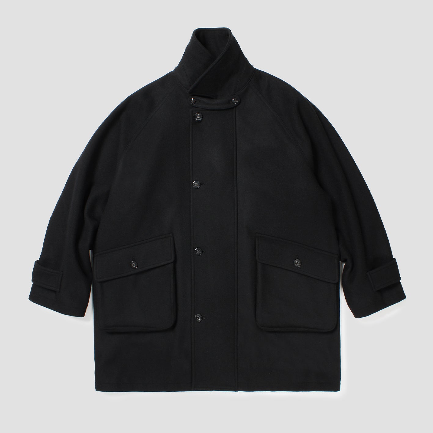 CABARET POVAL Wool Over Coat Black【25AW-PVA-OT01】(N)