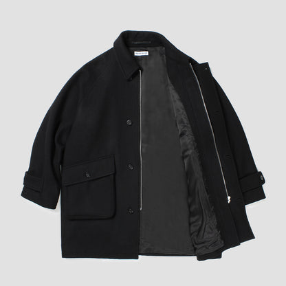 CABARET POVAL Wool Over Coat Black【25AW-PVA-OT01】(N)