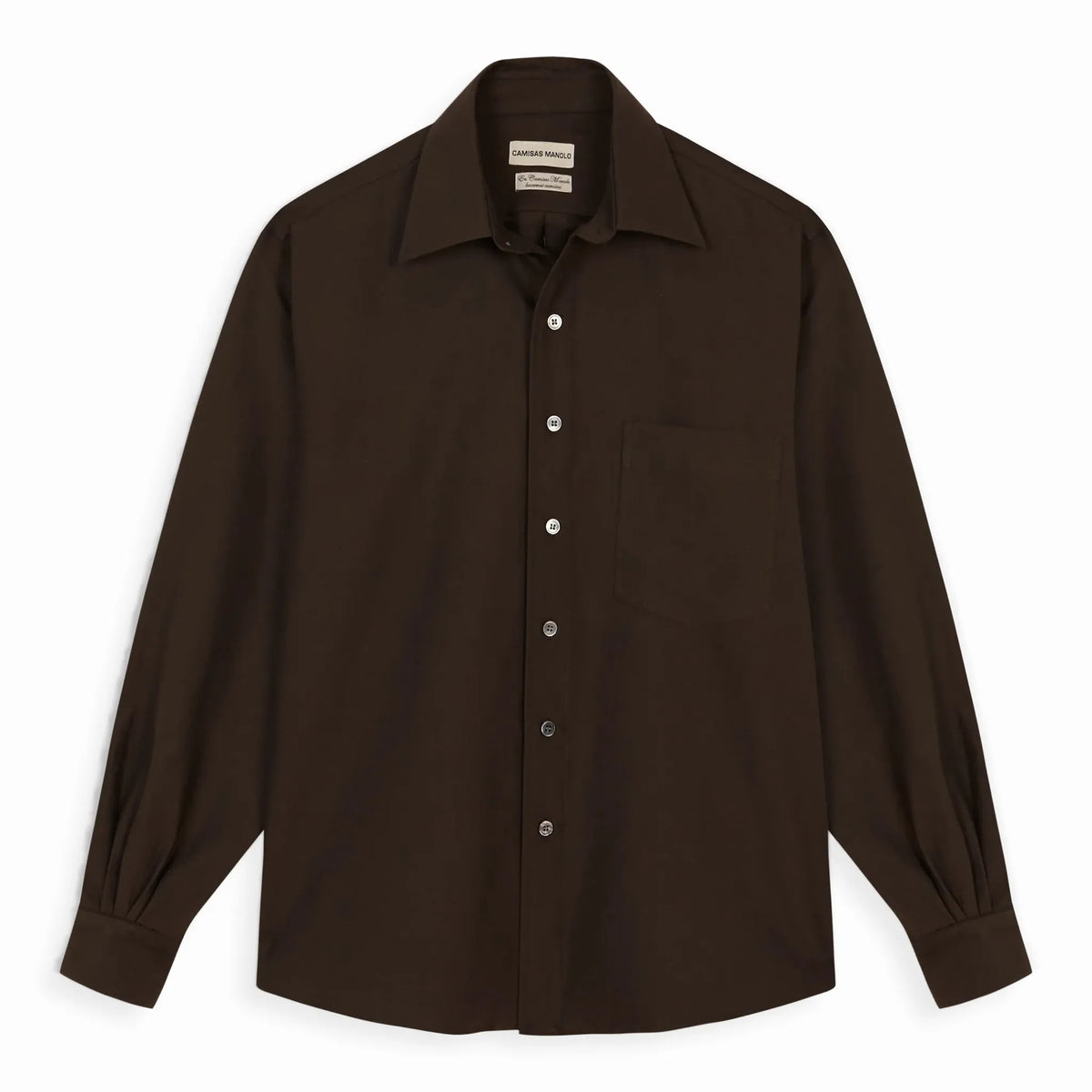CAMISAS MANOLO Green Sobrecamisa Shirt グリーン オーバーシャツ 正面