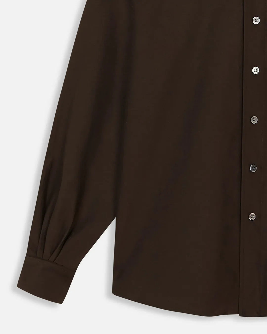 CAMISAS MANOLO Green Sobrecamisa Shirt ツイル生地・ボタン・袖口ディテール