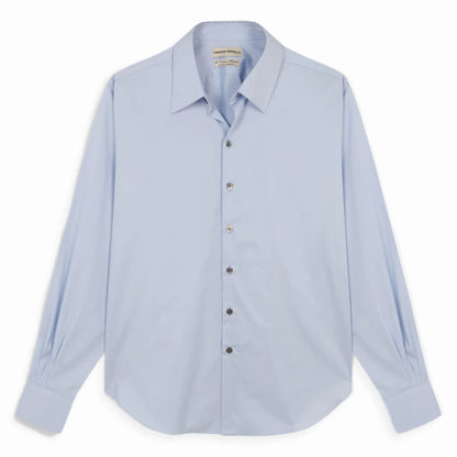 CAMISAS MANOLO（カミサス マノロ）Light Blue Normal Shirt ライトブルー 長袖シャツ 正面