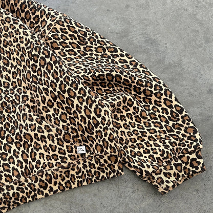 AKIMBO CLUB HOODIE LEOPARD 袖口部分