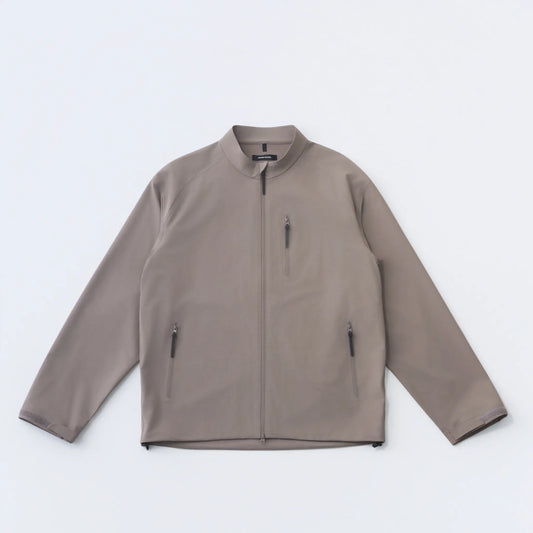 Hiking Patrol EDGE LT SOFTSHELL TECHNICAL JACKET WALNUT フロントデザイン ジャケットトップス 全体ビュー