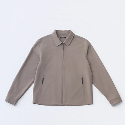 Hiking Patrol EDGE LT SOFTSHELL TECHNICAL SHIRT WALNUT フロントデザイン 長袖ジャケット 全体ビュー