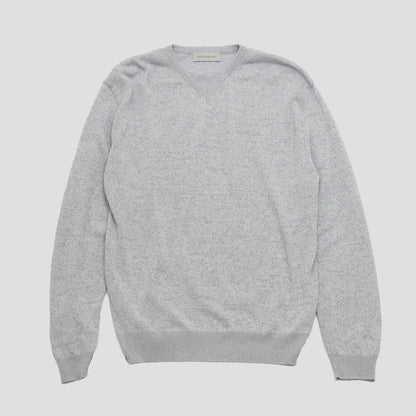 ENCOMING - KNITTED V NECK JUMPER Slate Blue – STUDY SHOWROOM STORE ENCOMING - KNITTED V NECK JUMPER Slate Blue – STUDY SHOWROOM STORE