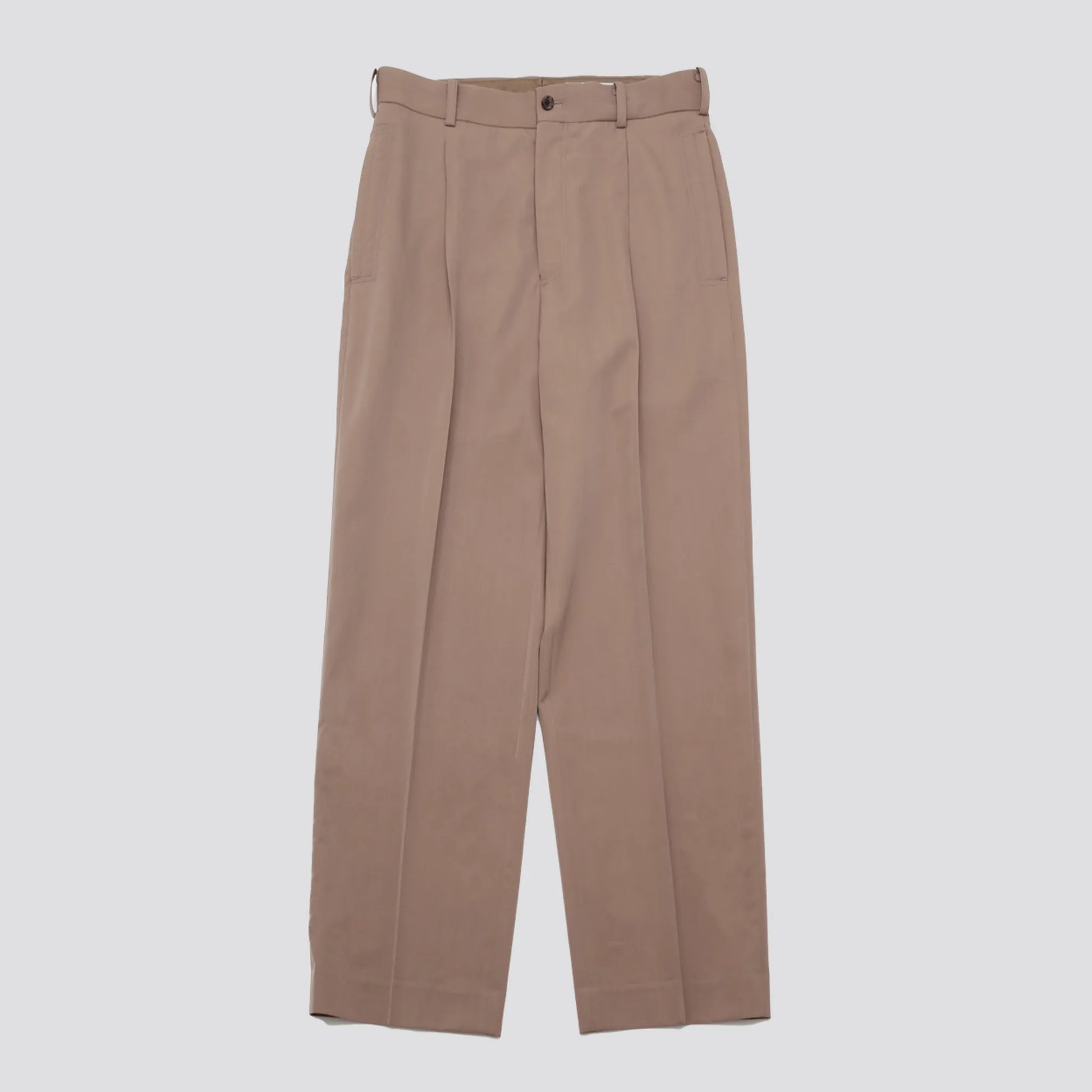 ENCOMING PAINTER TROUSER Beige フロントデザイン パンツ 全体ビュー