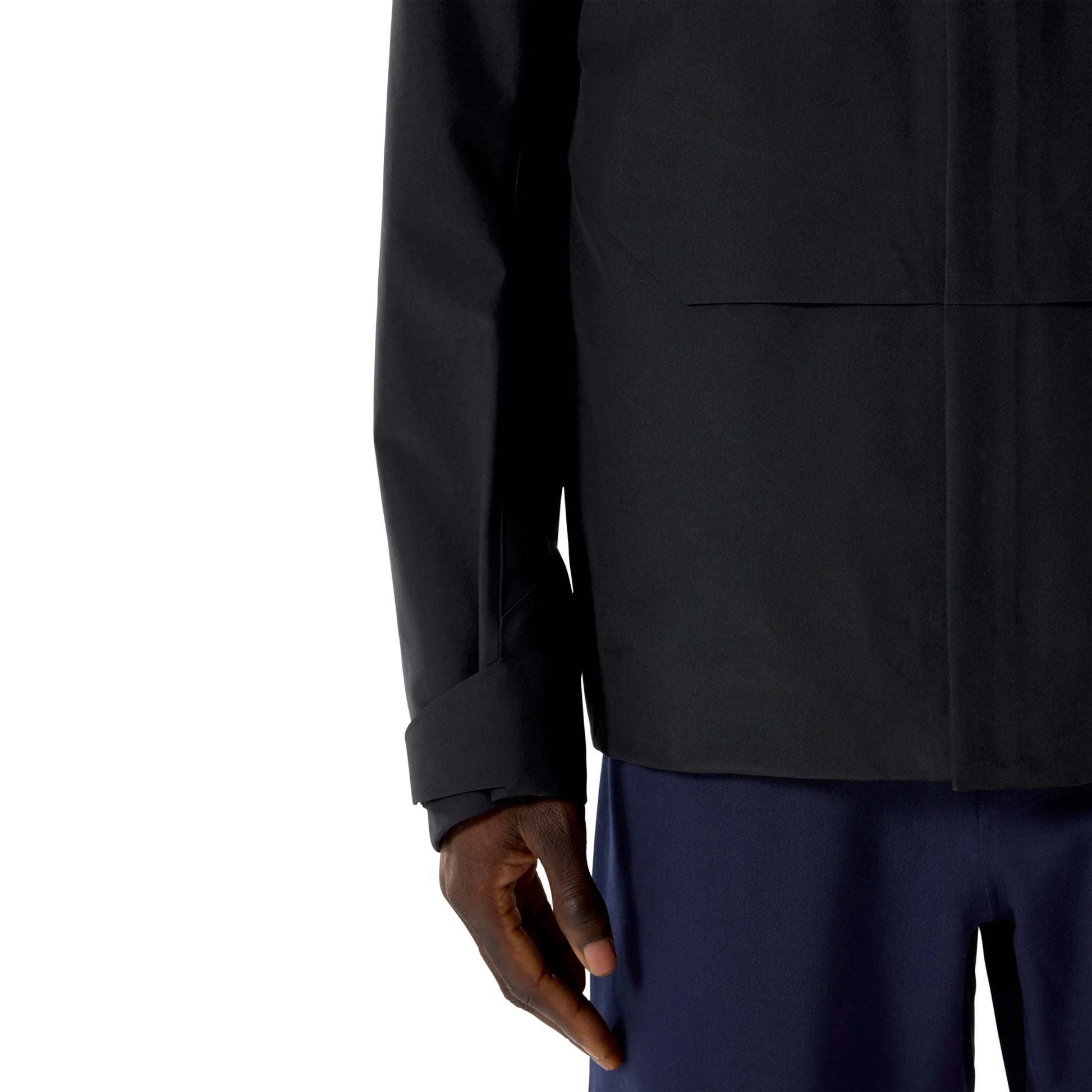 ARC'TERYX VEILANCE Field Jacket M BLACK 着用画像 袖口部分フロント