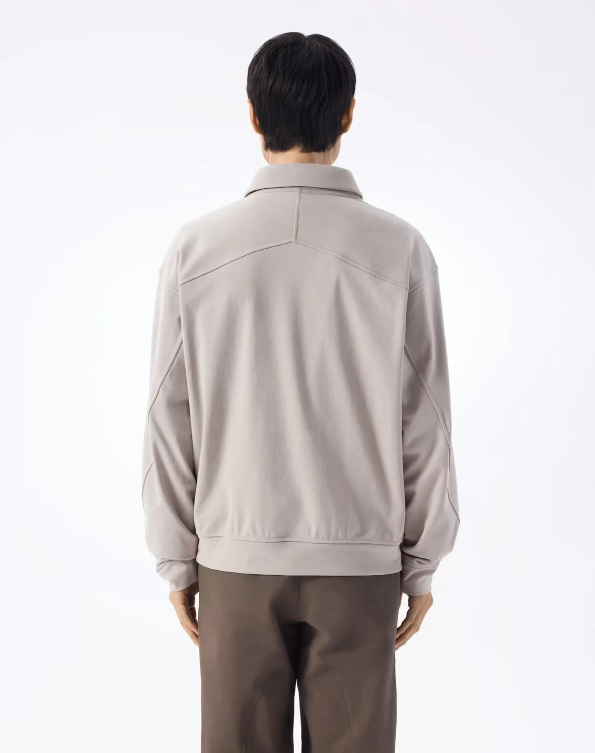 ARC'TERYX VEILANCE Consola Fleece Midlayer M Silkstone 着用イメージ 背面