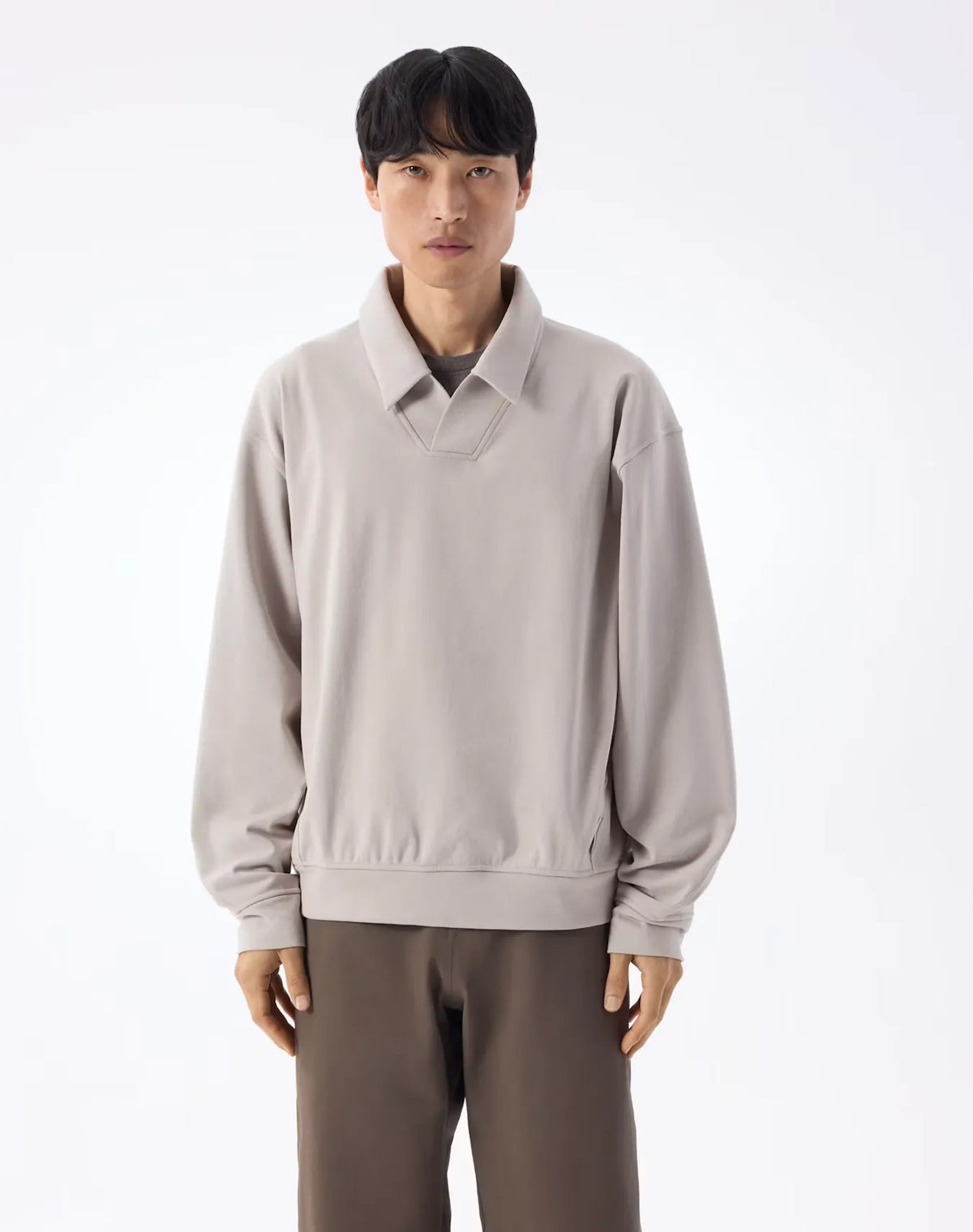 ARC'TERYX VEILANCE Consola Fleece Midlayer M Silkstone 着用イメージ 正面