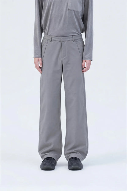 Hiking Patrol Path Inner Brushed Trouser Stone 着用イメージ 正面