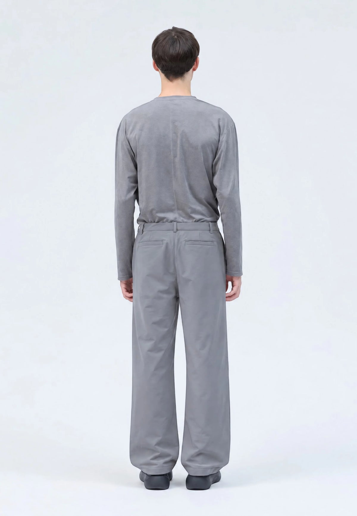 Hiking Patrol Path Inner Brushed Trouser Stone 着用イメージ 背面