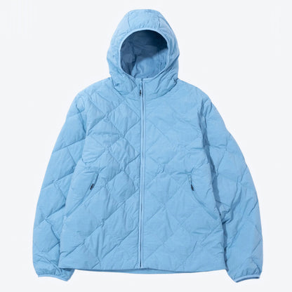 Hiking Patrol Base Grid LT Down Hooded Jacket Blue 商品画像 正面