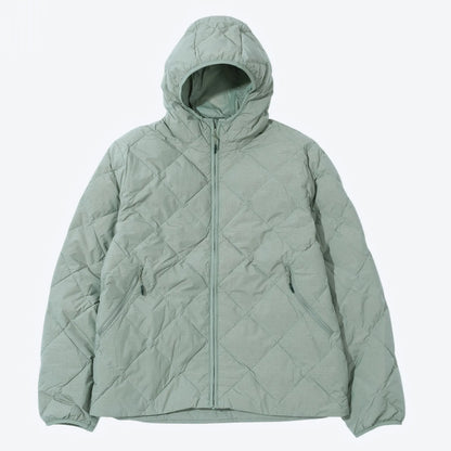 Hiking Patrol Base Grid LT Down Hooded Jacket Thyme 商品画像 正面