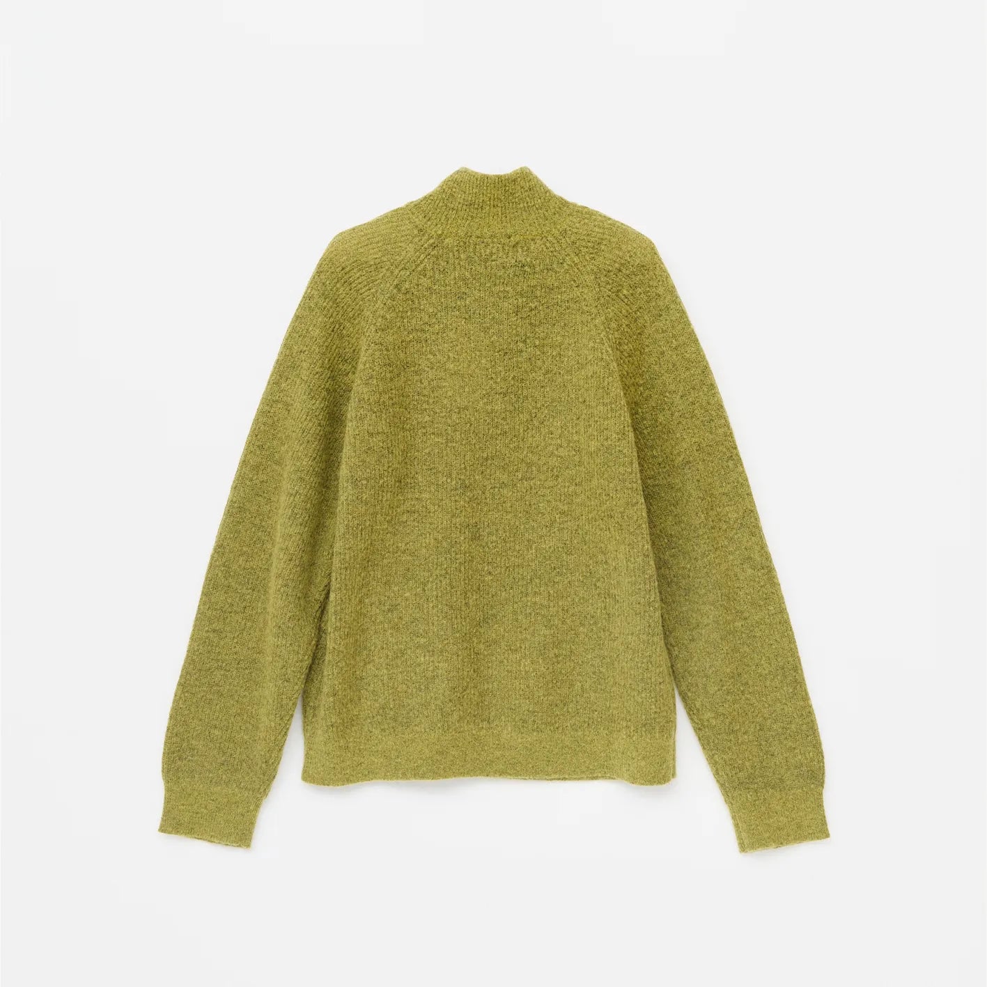 Hiking Patrol ESSENCE MOHAIR MIXED KNIT TOP YELLOW 背面
