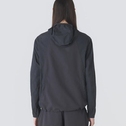 Hiking Patrol ORBIT LT TECHNICAL JACKET CHARCOAL BLACK バックデザイン 背面シルエット