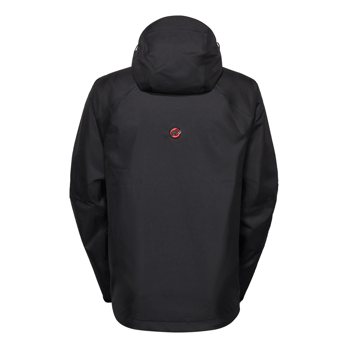 Hiking Patrol × MAMMUT HS HOODED JACKET BLACK 背面シルエット バックデザイン