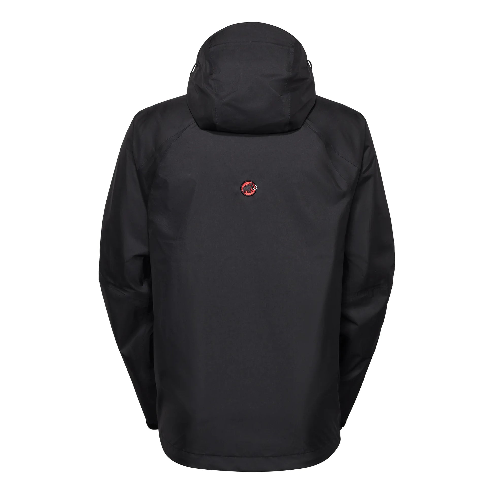 Hiking Patrol × MAMMUT HS HOODED JACKET BLACK 背面シルエット バックデザイン