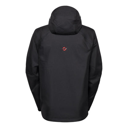 Hiking Patrol × MAMMUT HS HOODED JACKET BLACK 背面シルエット バックデザイン