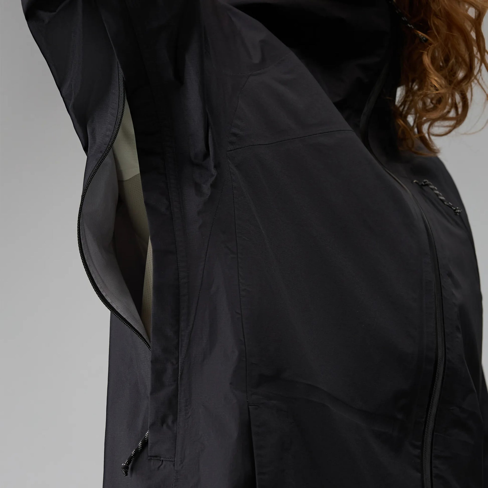 Hiking Patrol × MAMMUT HS HOODED JACKET BLACK ベンチレーション仕様