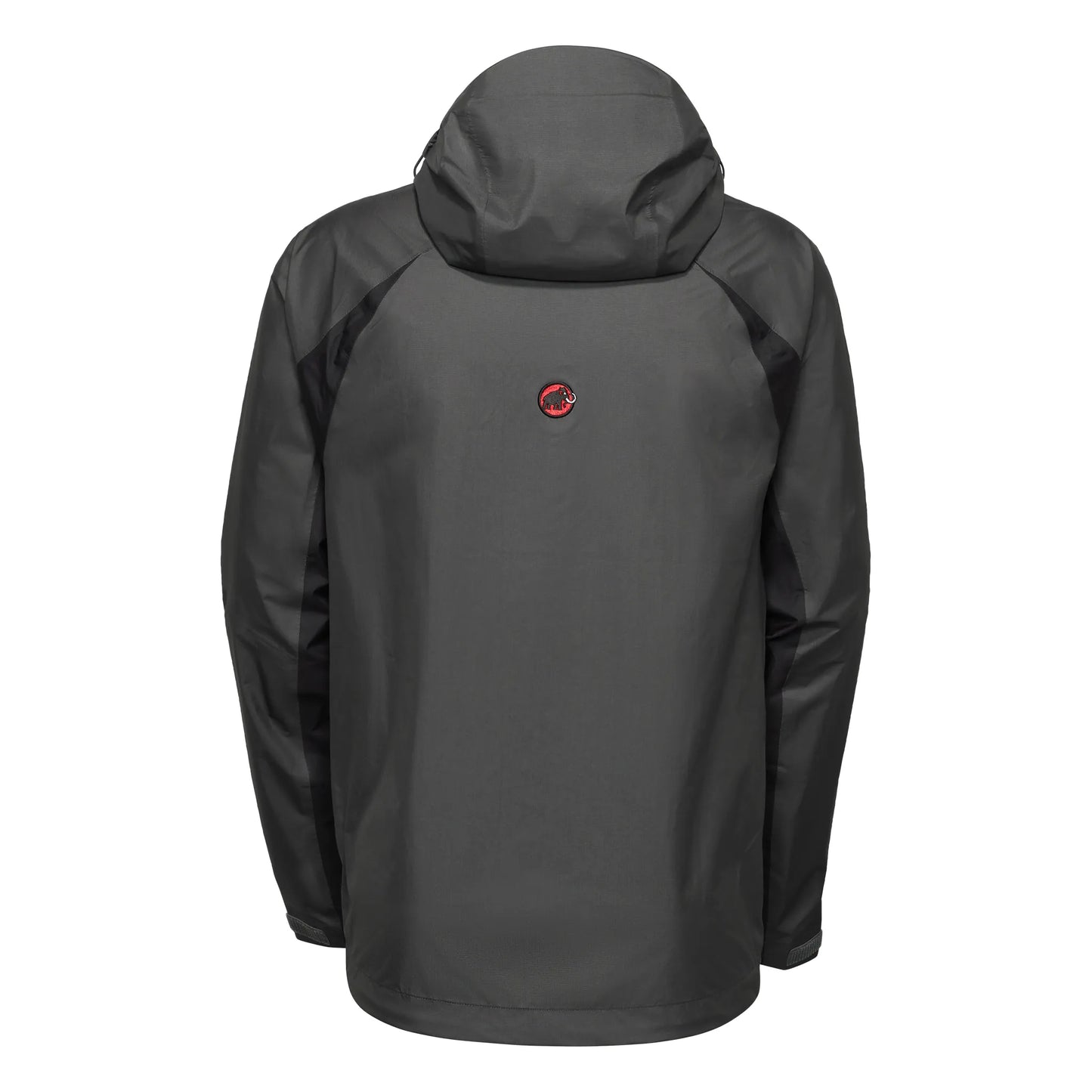 Hiking Patrol × MAMMUT HS HOODED JACKET GABBRO/BLACK 背面シルエット バックデザイン
