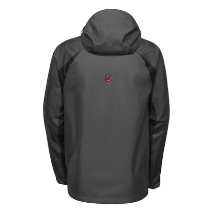 Hiking Patrol × MAMMUT HS HOODED JACKET GABBRO/BLACK 背面シルエット バックデザイン