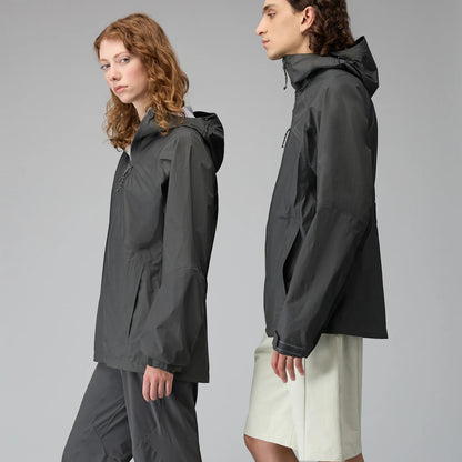 Hiking Patrol × MAMMUT HS HOODED JACKET GABBRO/BLACK サイドシルエット フィット感