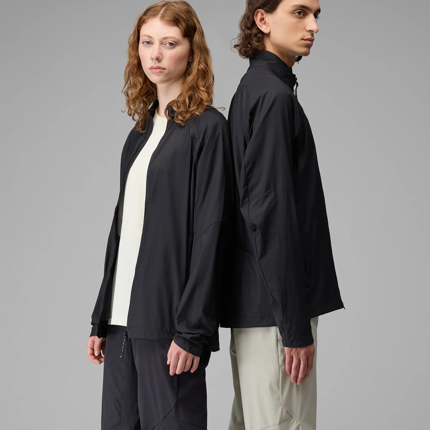 Hiking Patrol × MAMMUT WB JACKET BLACK サイドシルエット フィット感
