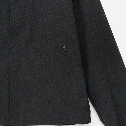 Hiking Patrol WAYPOINT TEXTURE JACKET DK GREY ポケット詳細