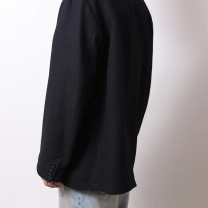 ENCOMING Relaxed Doubled Jacket Black【RDBJKT-B】着用イメージ 側面