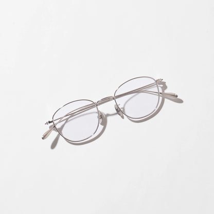 NOCHINO OPTICAL KOUGETSU #1 PLUTINUM SIVER x CLEAR to D.Grey(調光)【NOCHINO-N13】(N)