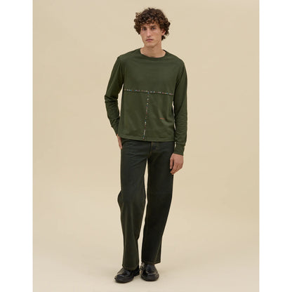 ECKHAUS LATTA LAPPED LONG SLEEVE GLIMMER [302-EL-PS26-G]