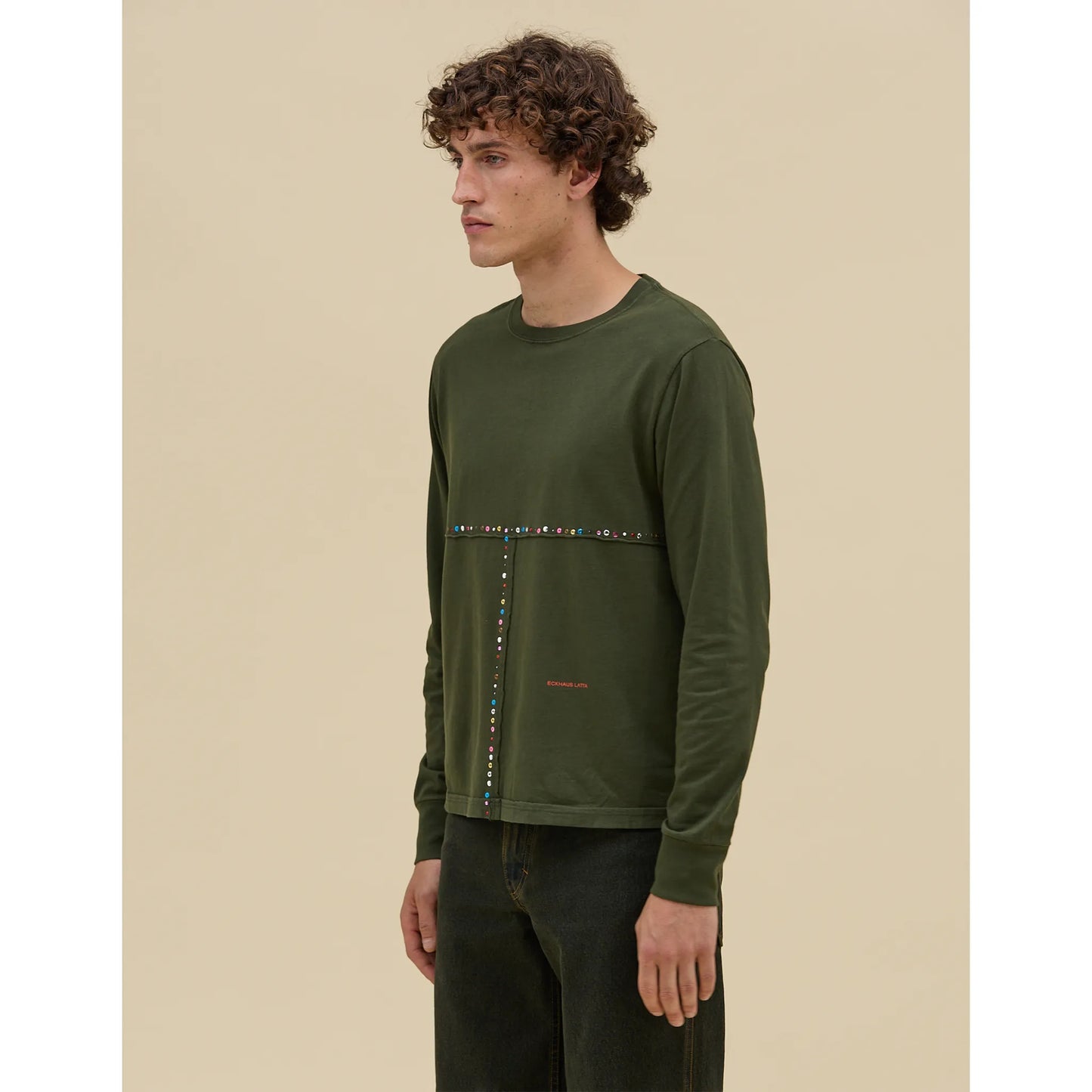 ECKHAUS LATTA LAPPED LONG SLEEVE GLIMMER [302-EL-PS26-G]
