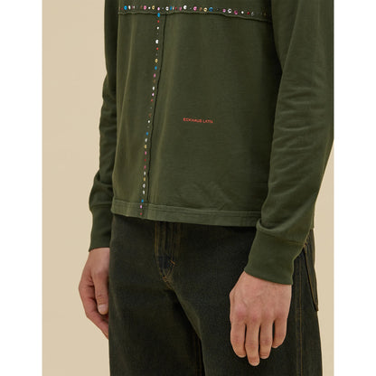 ECKHAUS LATTA LAPPED LONG SLEEVE GLIMMER [302-EL-PS26-G]