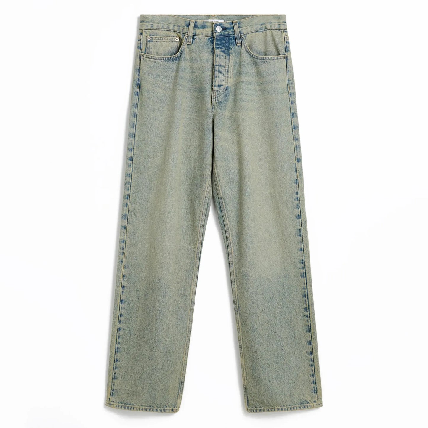 SUNFLOWER LOOSE DENIM Light Vintage Dust フロントデザイン デニム 全体ビュー