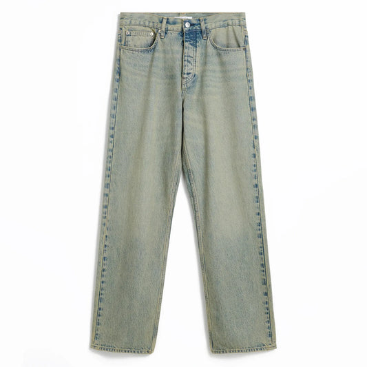 SUNFLOWER LOOSE DENIM Light Vintage Dust フロントデザイン デニム 全体ビュー