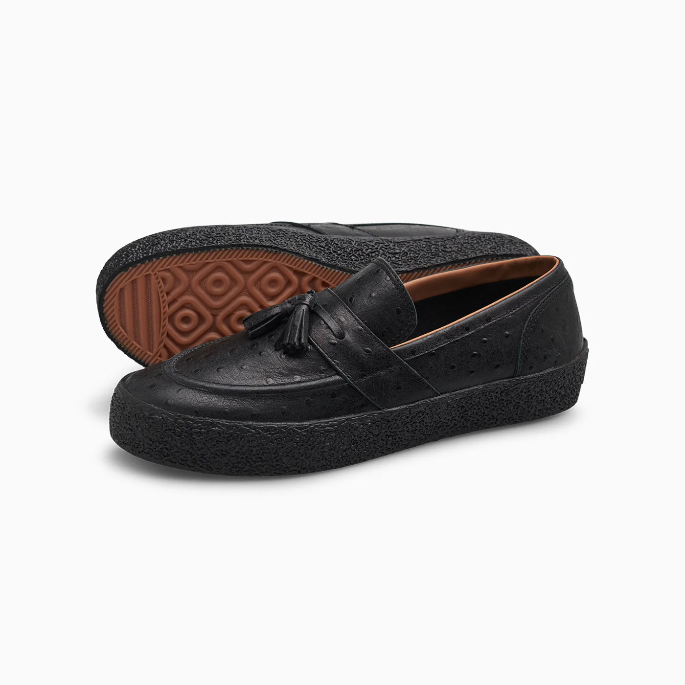 Last Resort AB VM005-Loafer Leather Ostritch Black/Black【VM005】