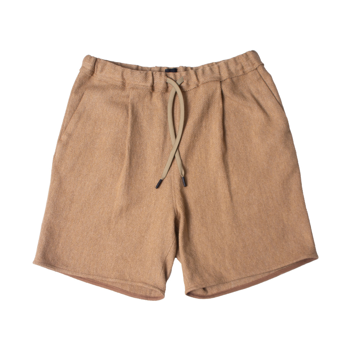 MAYKAM - LINENCROSS 1TUCK EASY SHORT BEIGE – STUDY SHOWROOM STORE