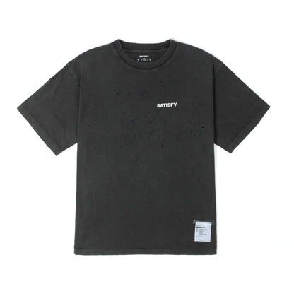 SATISFY MothTech™ T-Shirt Aged Black 正面