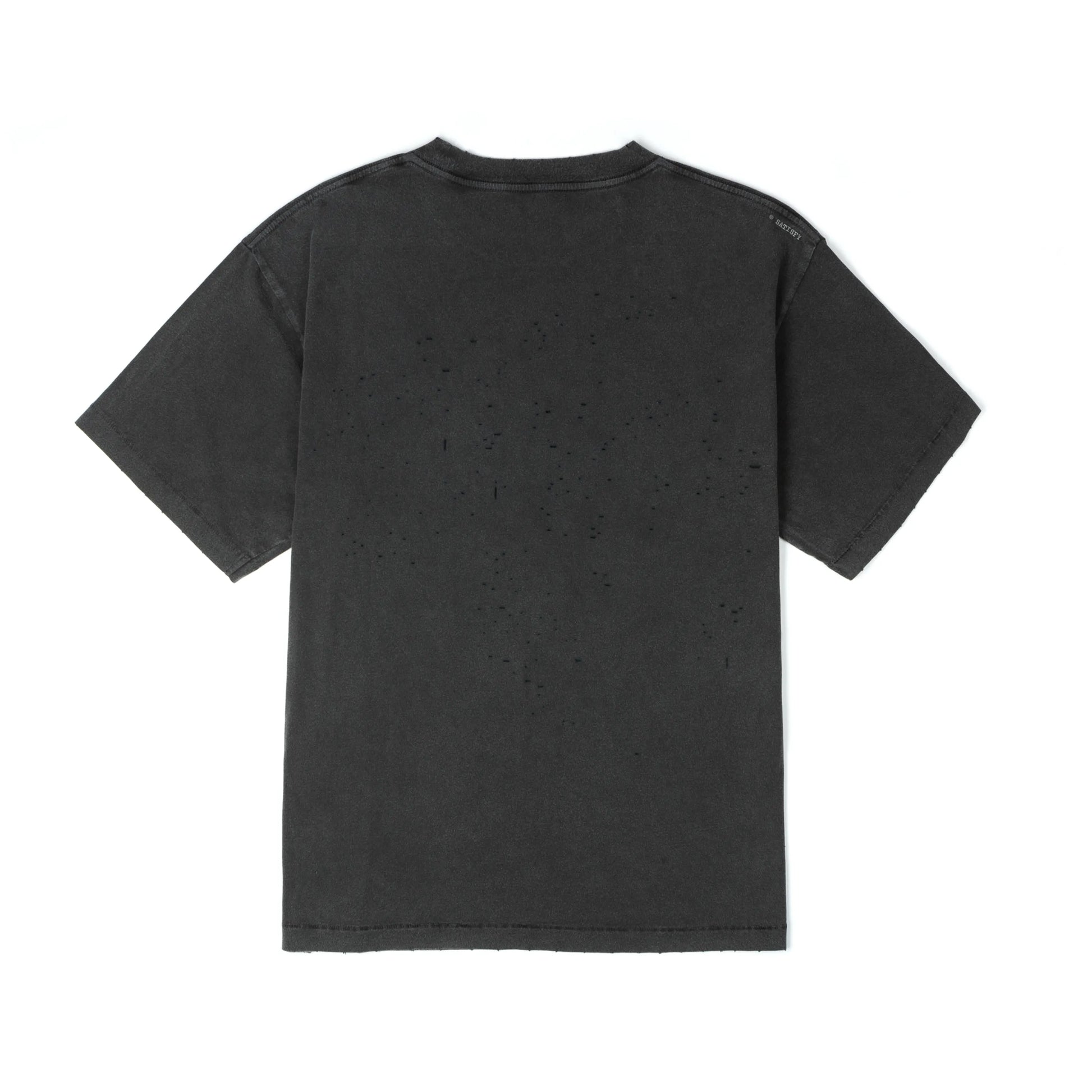 SATISFY MothTech™ T-Shirt Aged Black 背面