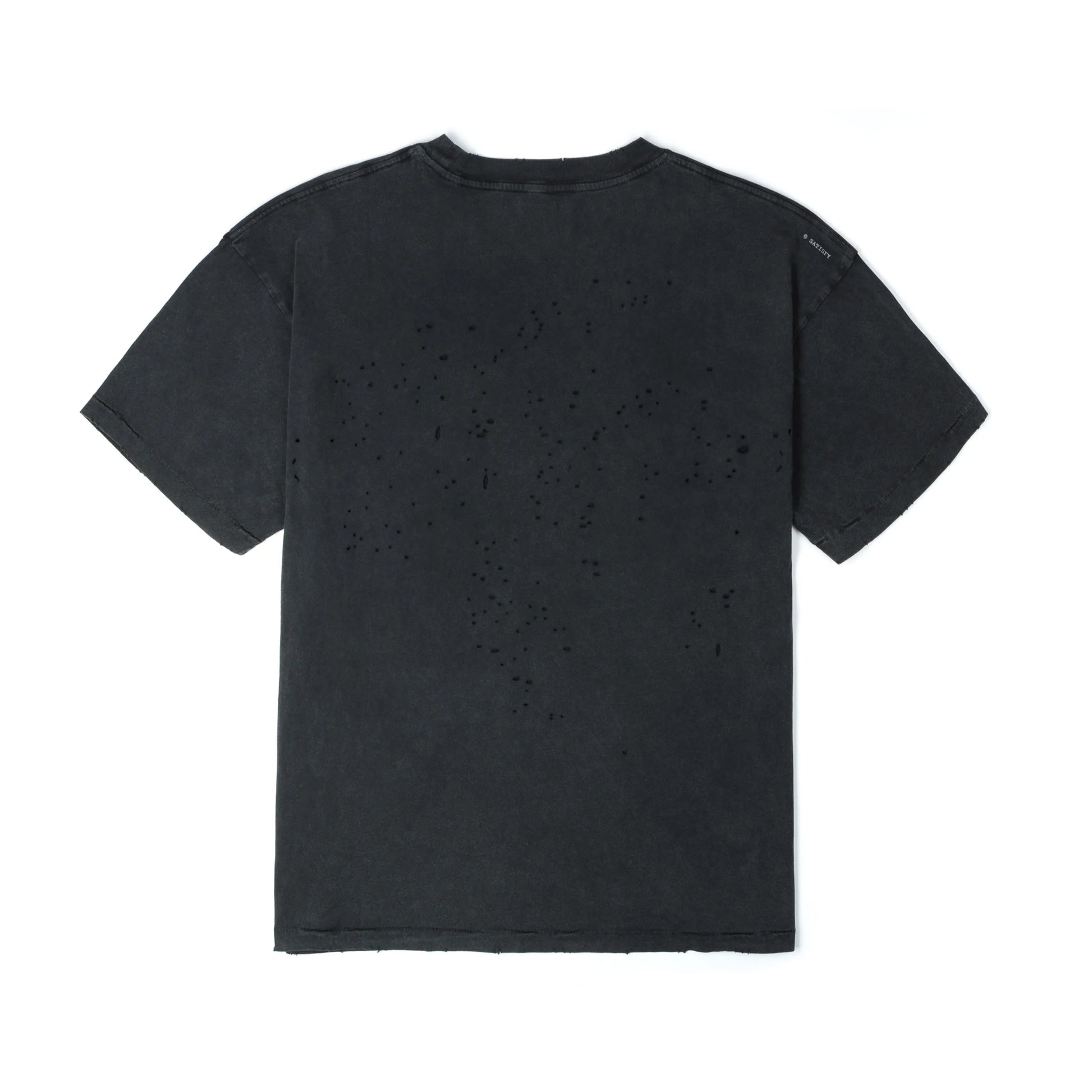 SATISFY MothTech™ T-Shirt Aged Black 背面
