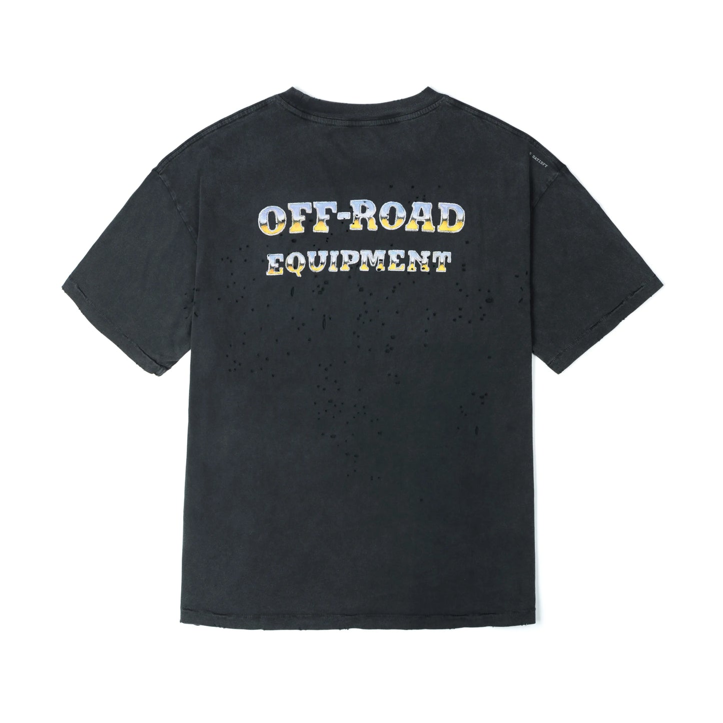 SATISFY MothTech™ T-Shirt Aged Black 背面