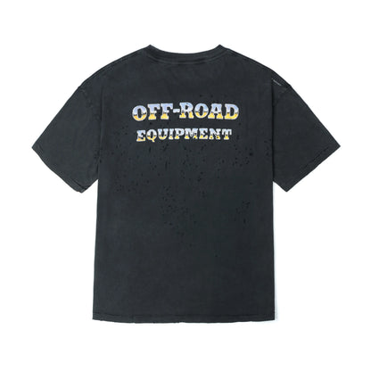 SATISFY MothTech™ T-Shirt Aged Black 背面