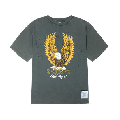 SATISFY MothTech™ T-Shirt Faded Black 正面