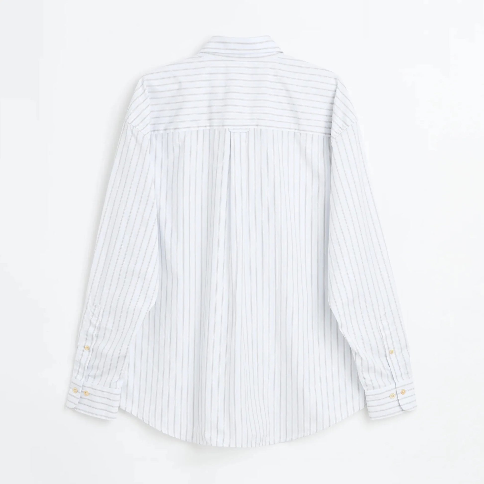 SUNFLOWER NEW BASE SHIRT White バックデザイン 背面シルエット