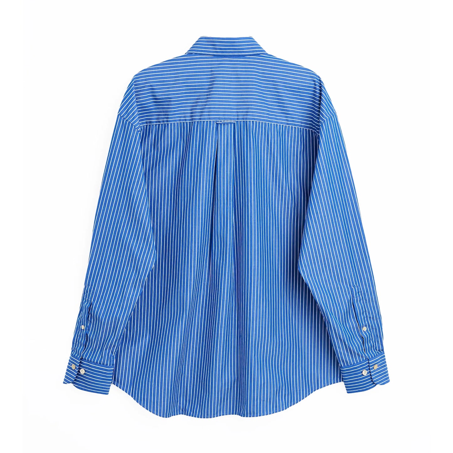 SUNFLOWER NEW BASE SHIRT Dark Blue バックデザイン 背面シルエット