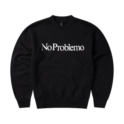No Problemo No Problemo Sweatshirt Black【NP20002.06】(N) 商品写真 正面
