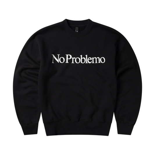 No Problemo No Problemo Sweatshirt Black【NP20002.06】(N) 商品写真 正面