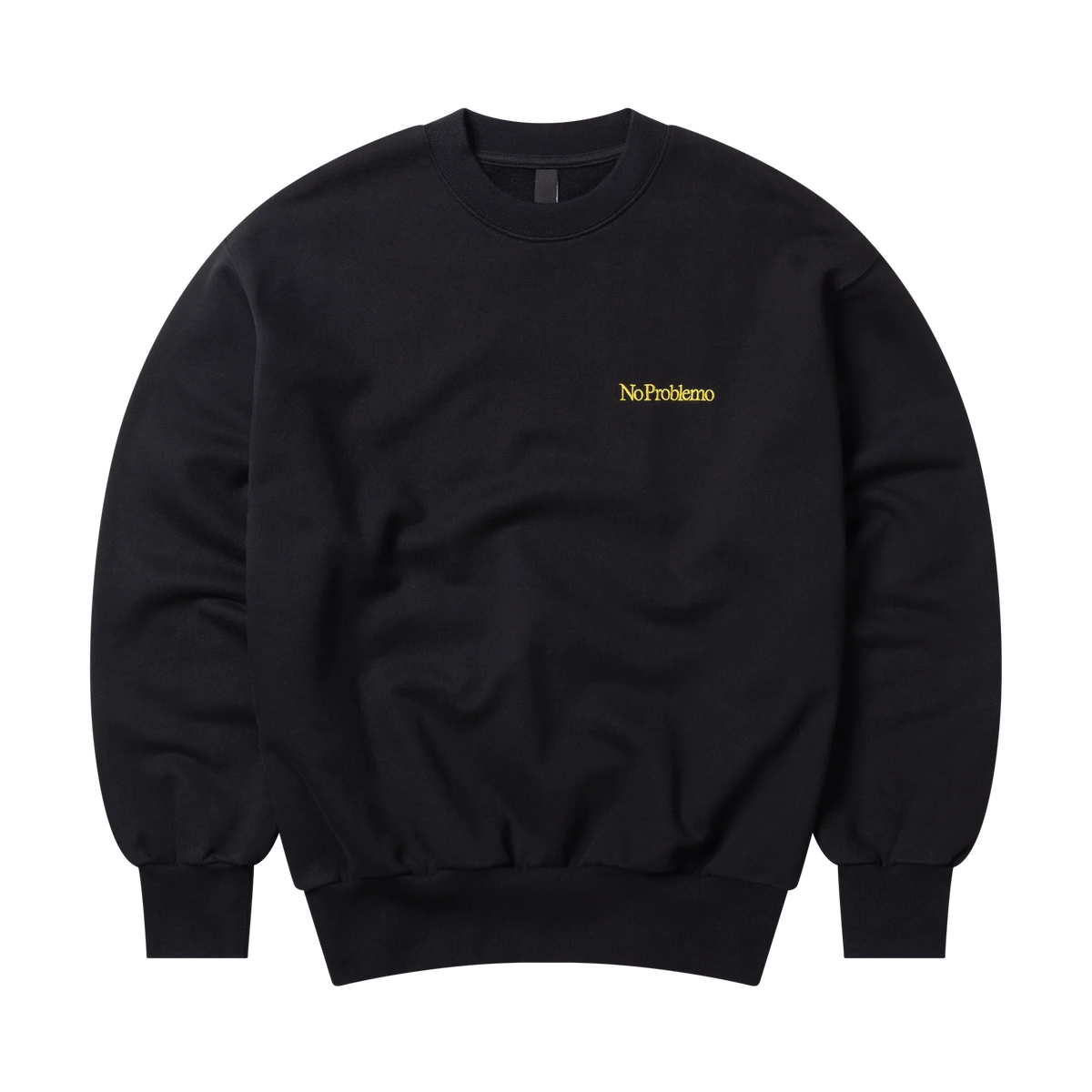 No Problemo Mini Problemo Embroidered Sweatshirt Black【NP20011.06】(N) 商品写真 正面