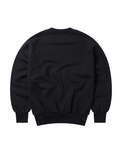 No Problemo Mini Problemo Embroidered Sweatshirt Black【NP20011.06】(N). 商品写真 背面